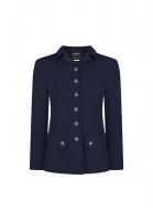 Темно-синий жакет Chanel