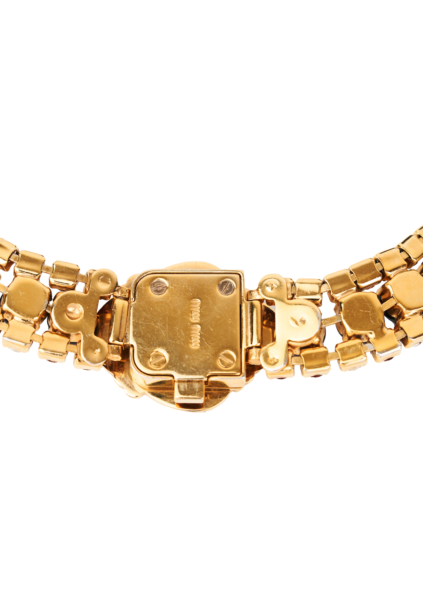 Колье Miu Miu с кристаллами