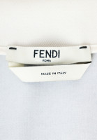 Голубое платье Fendi с окантовкой