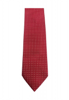 Шелковый галстук Hermès с логотипами