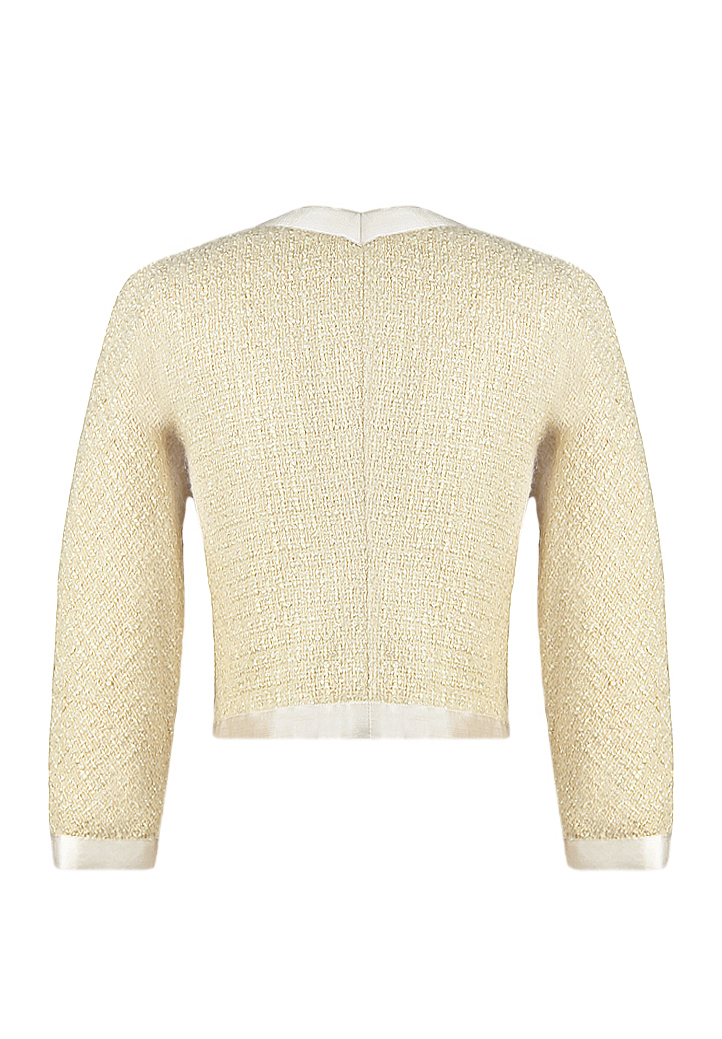 Жемчужный твидовый жакет Chanel