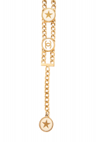 Золотистый пояс Chanel со звёздами