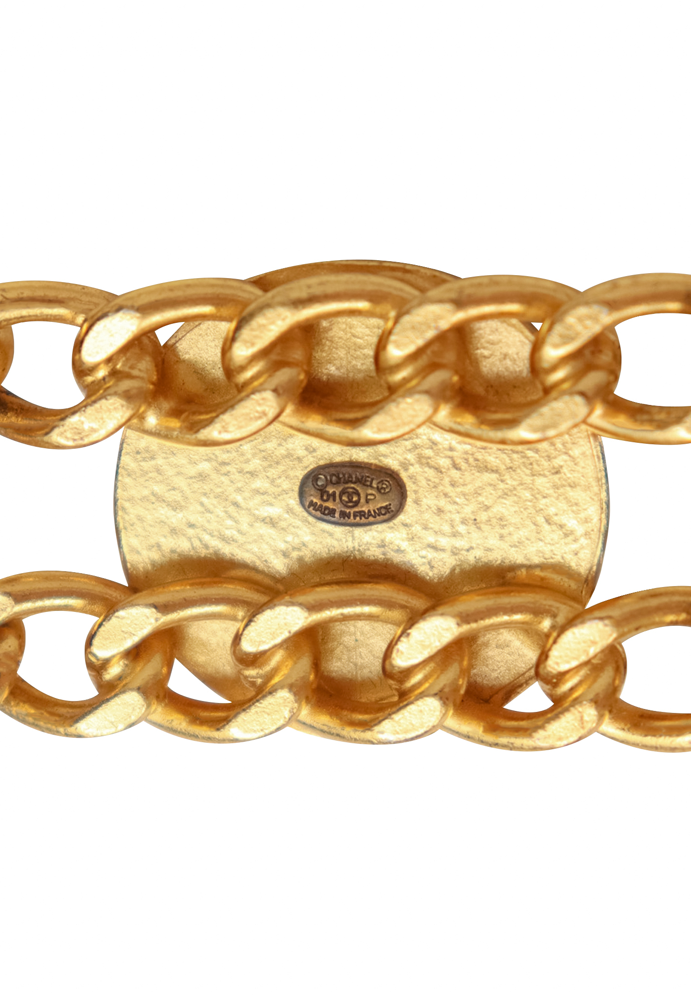 Золотистый пояс Chanel со звёздами