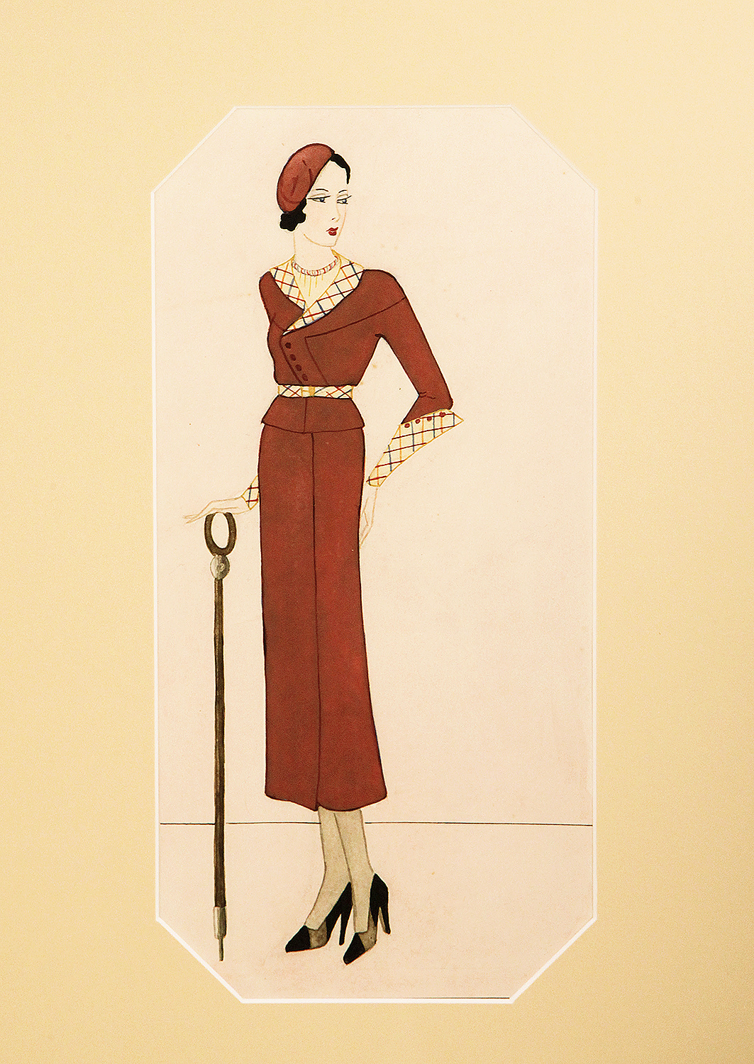 Эскиз в красной раме