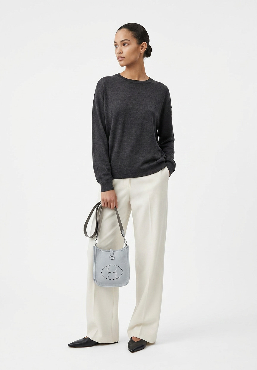 Сумка Hermès Evelyne TPM 16 Blue Pale Clemence