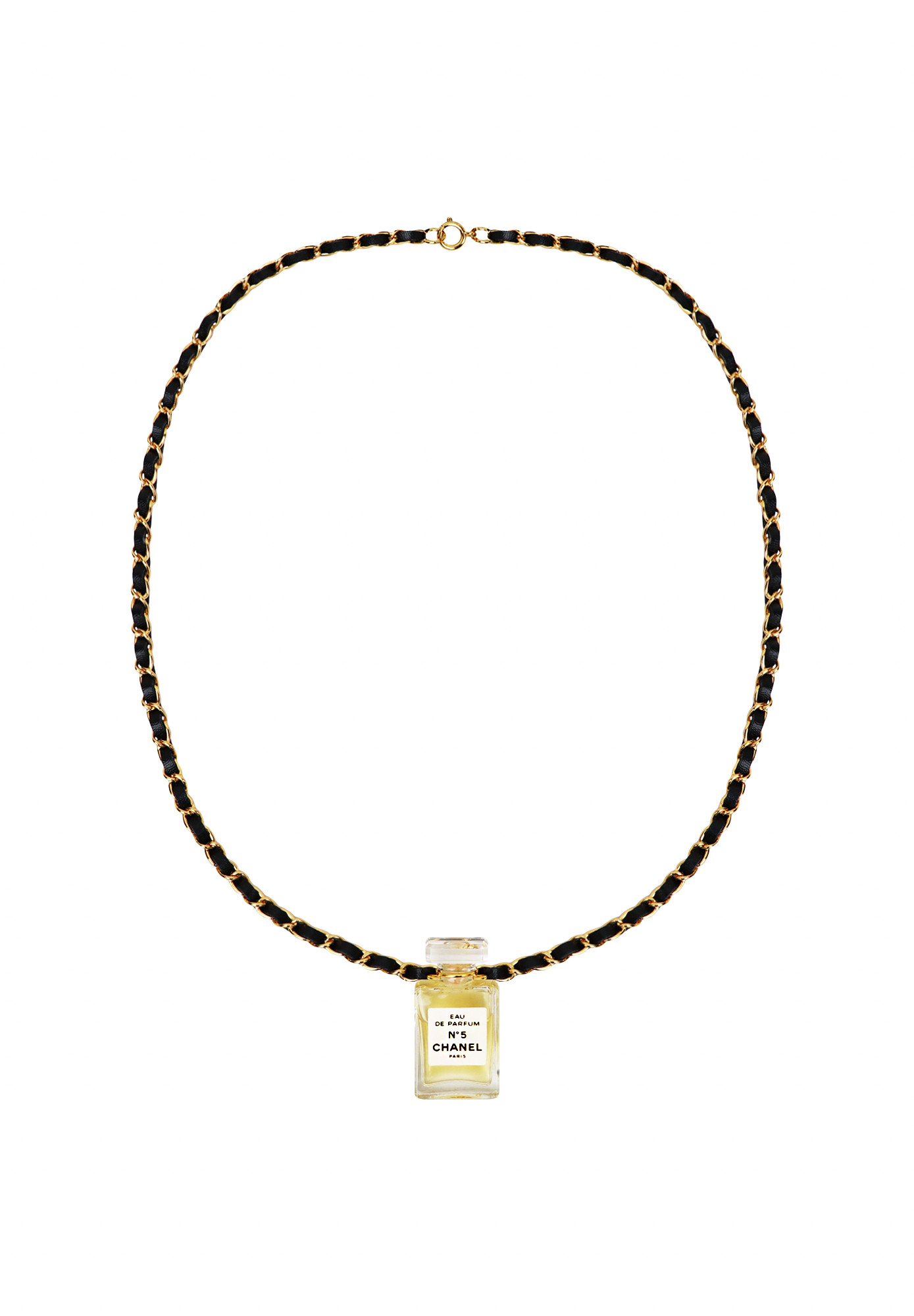 Колье Chanel с флаконом духов No.5