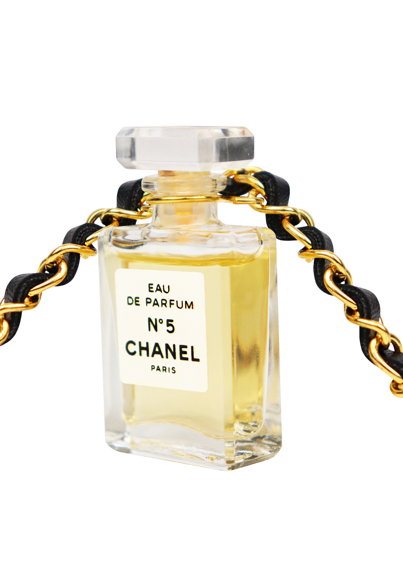 Колье Chanel с флаконом духов No.5