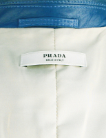 Кожаный жакет Prada