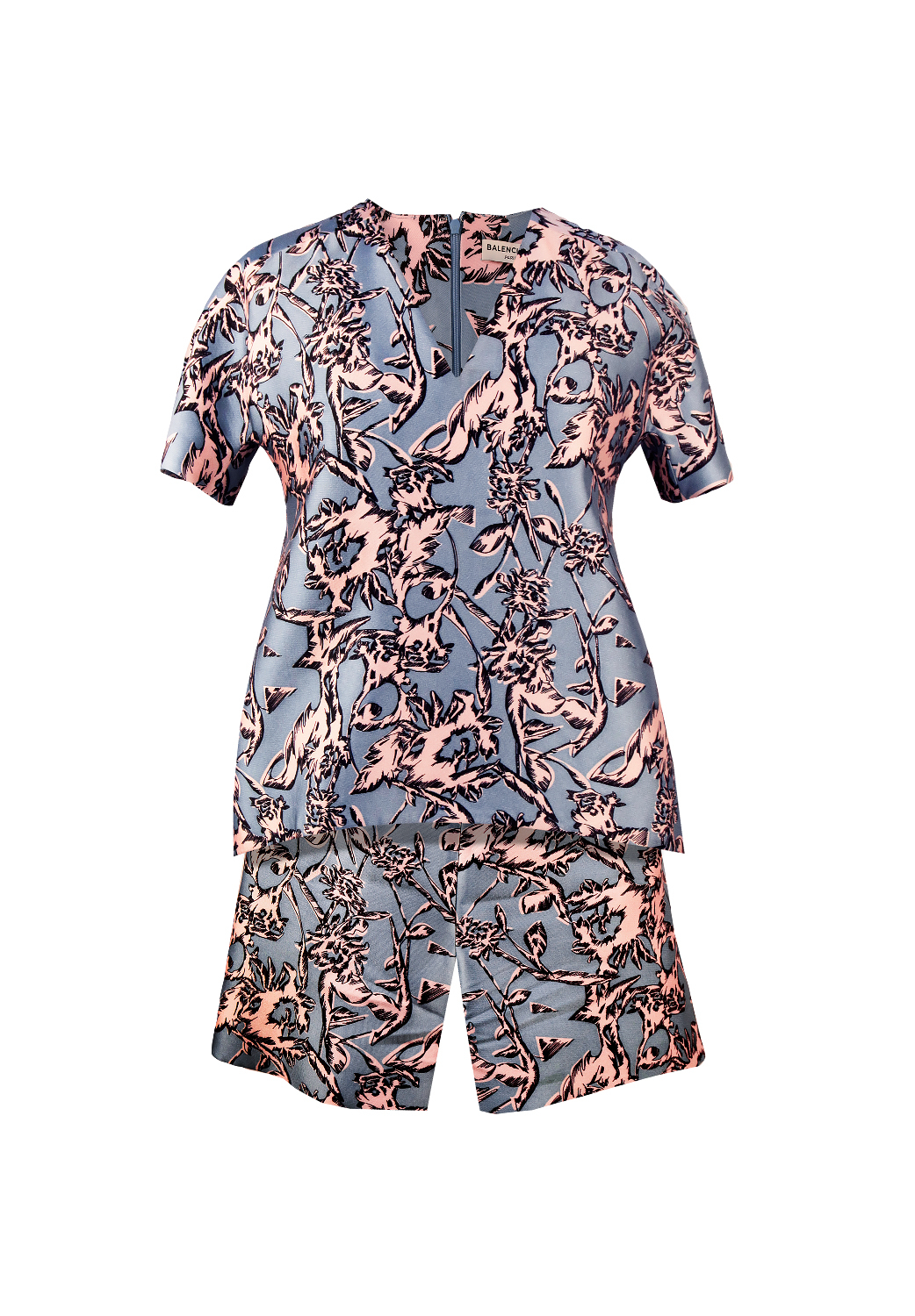 Шёлковый костюм Balenciaga