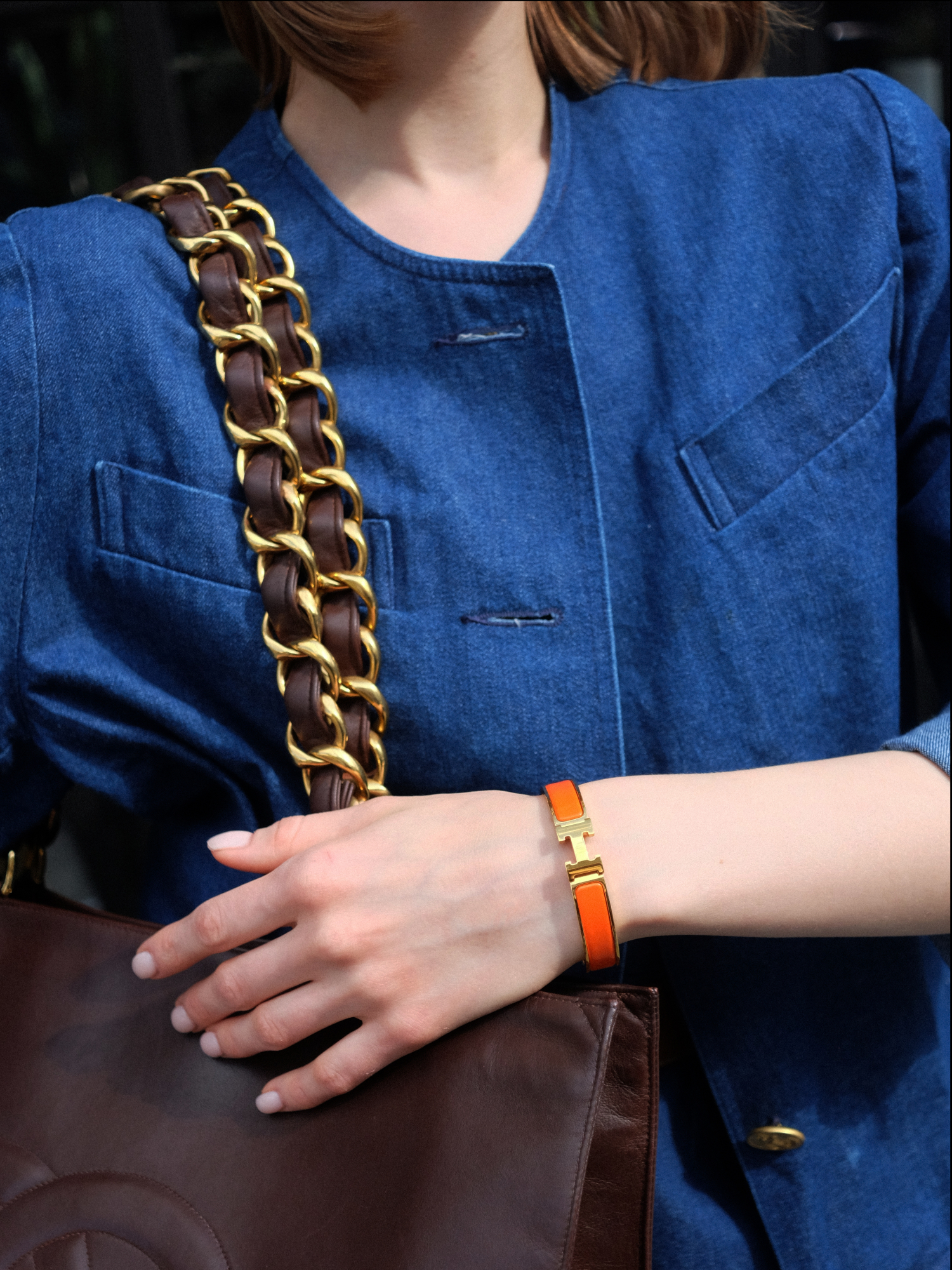 Эмалевый браслет Hermès