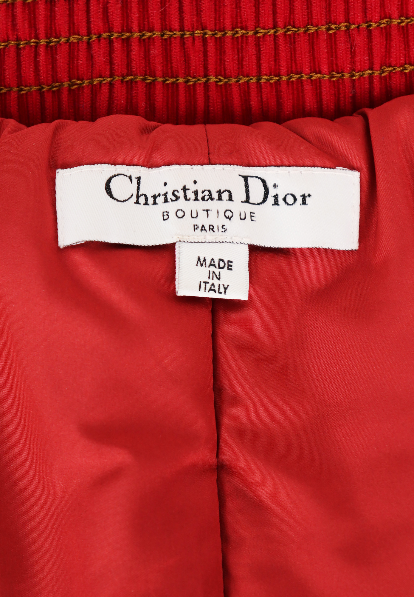 Красная мини-юбка Christian Dior