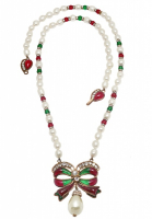 Жемчужное колье Chanel с подвеской-бантом