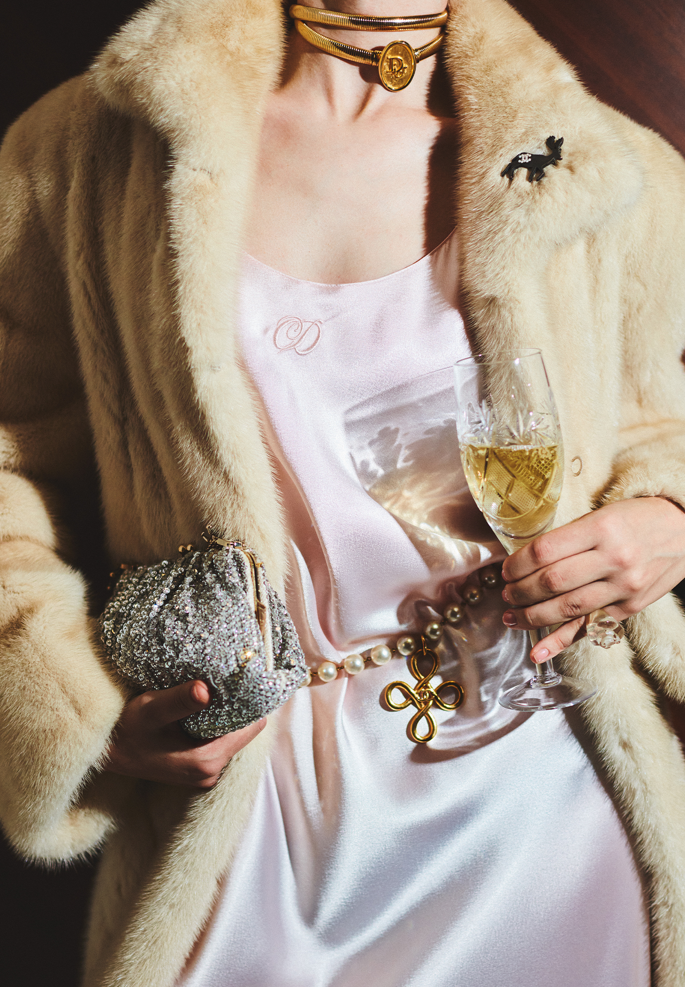 Брошь-олень Chanel