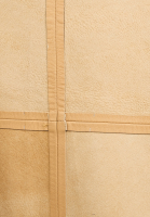 Бежевое кожаное платье Prada