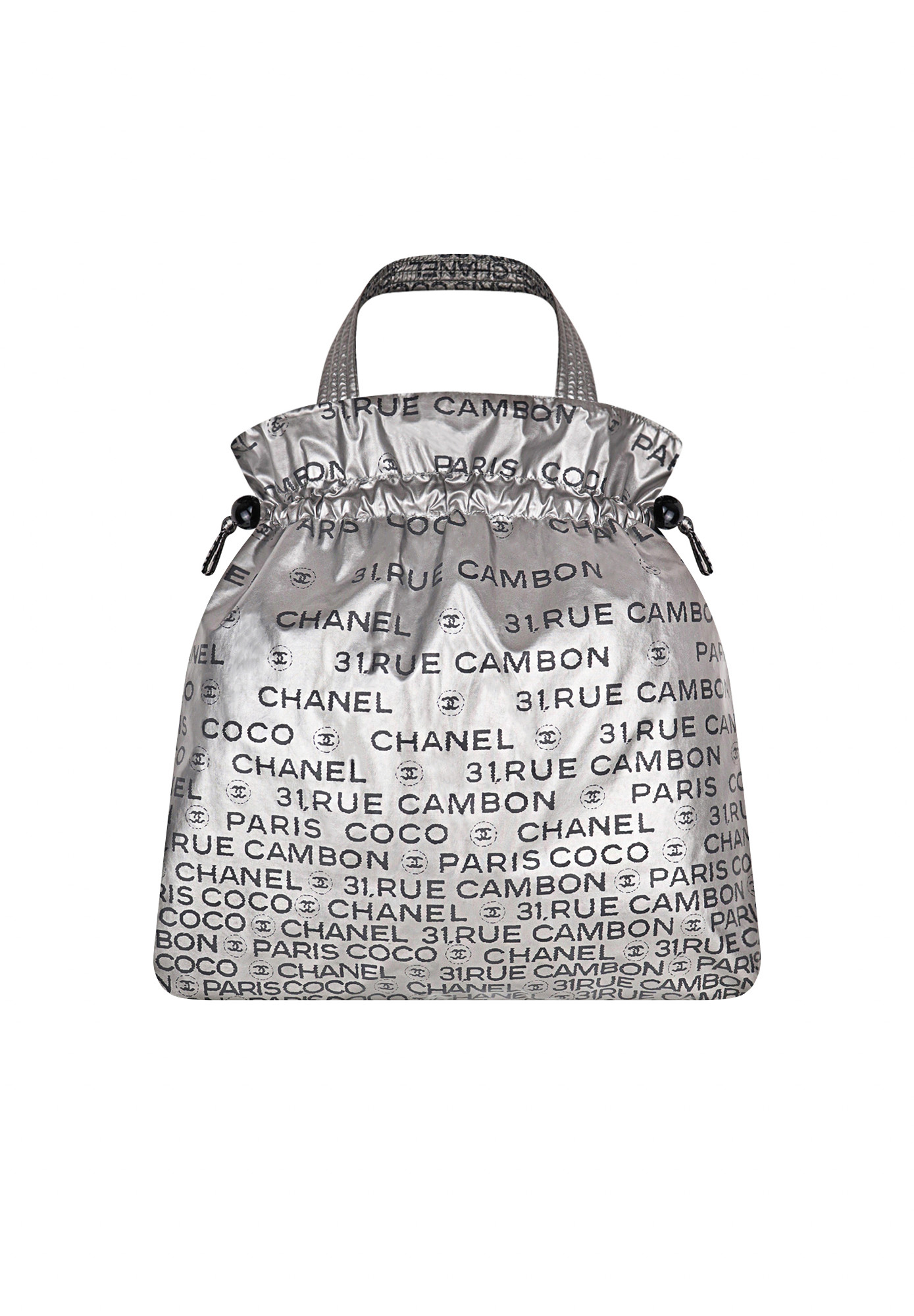 Cумка Chanel Unlimited Silver Nylon 31 Rue Cambon Tote