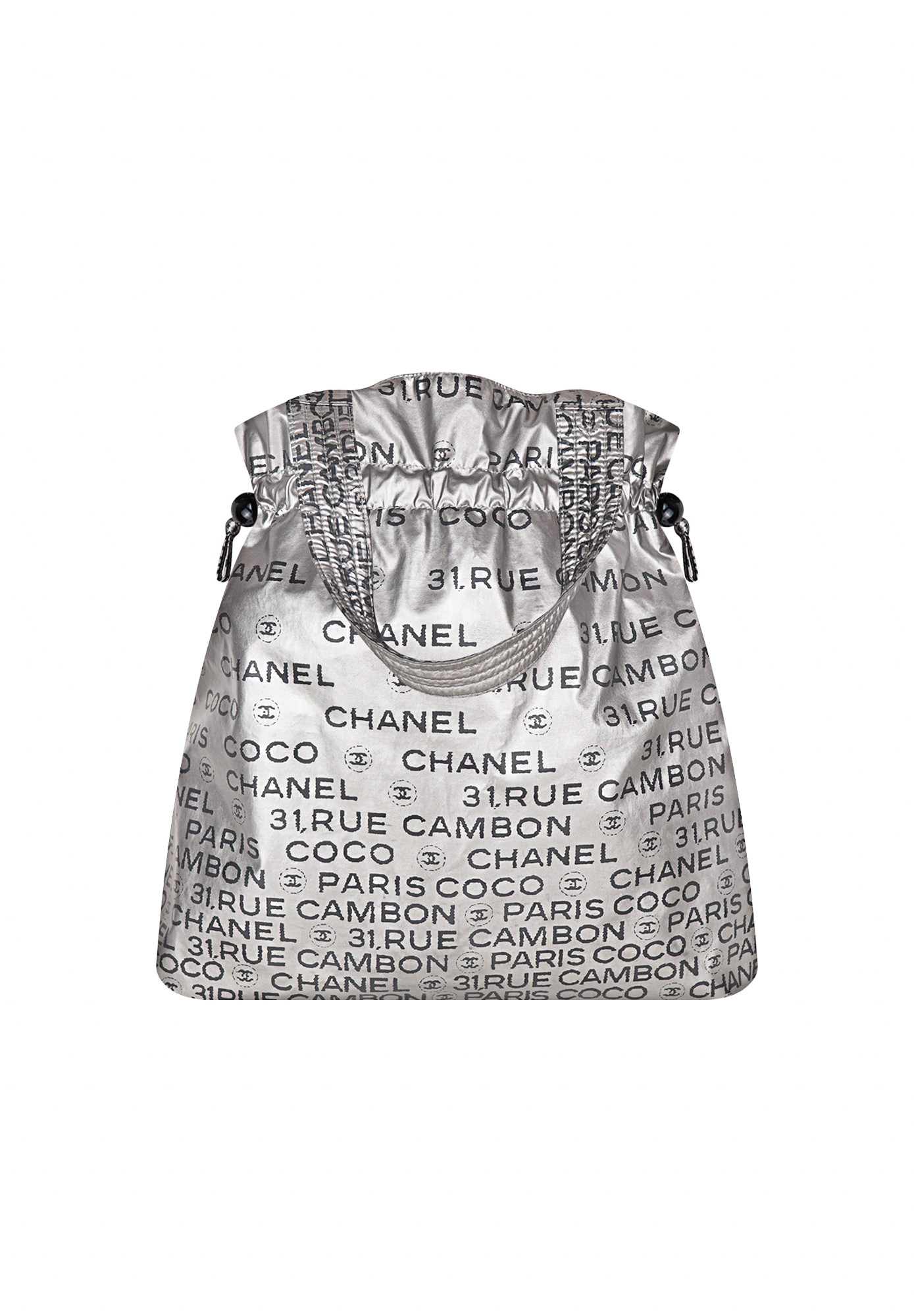 Cумка Chanel Unlimited Silver Nylon 31 Rue Cambon Tote
