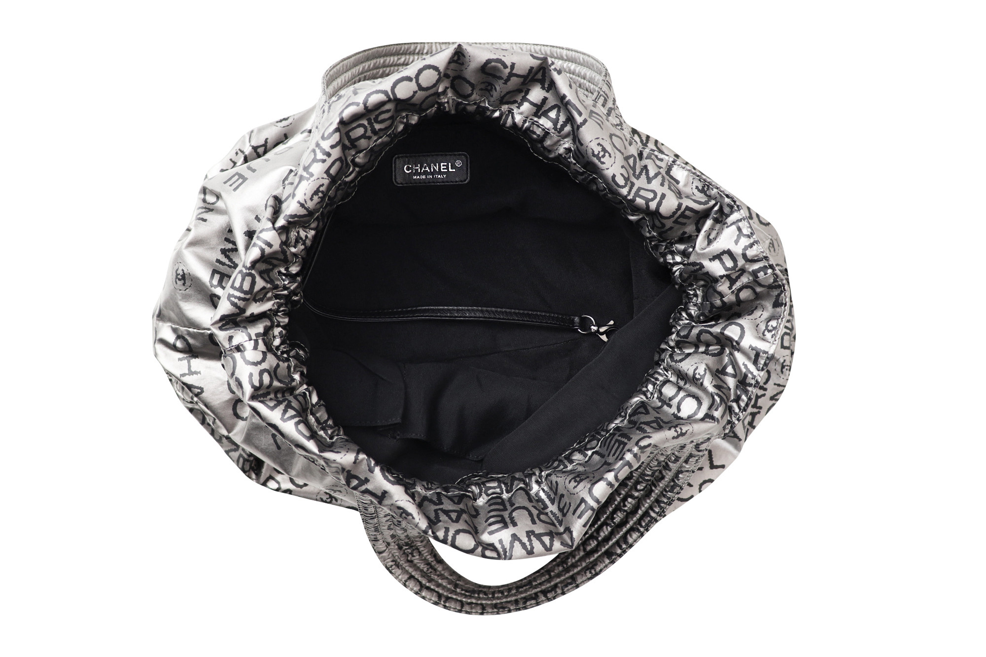 Cумка Chanel Unlimited Silver Nylon 31 Rue Cambon Tote