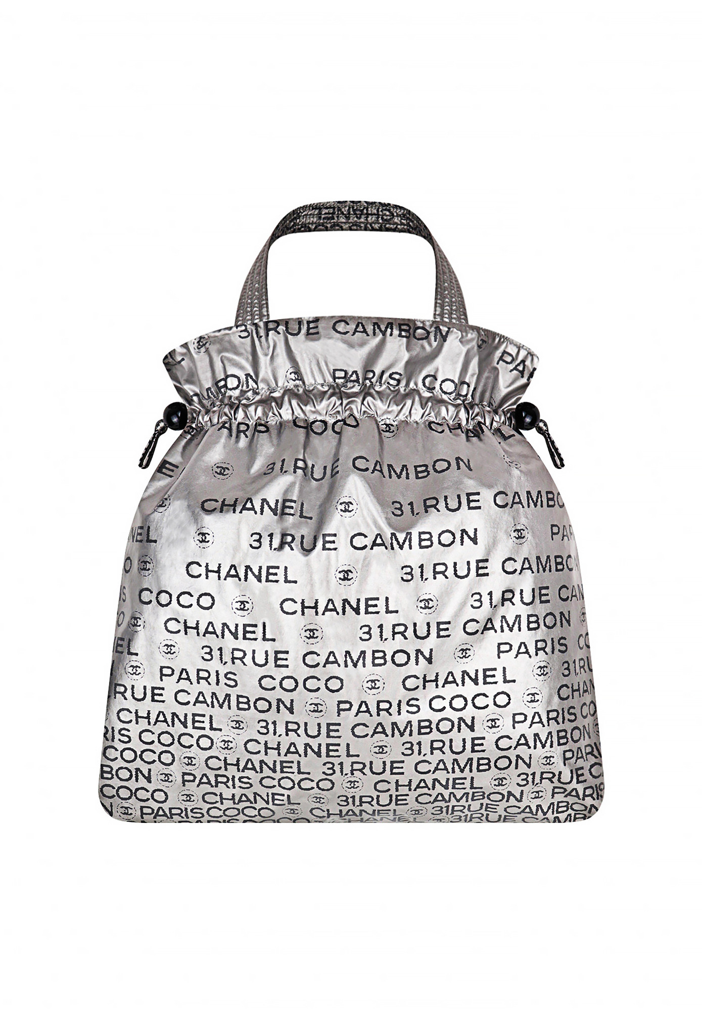 Cумка Chanel Unlimited Silver Nylon 31 Rue Cambon Tote