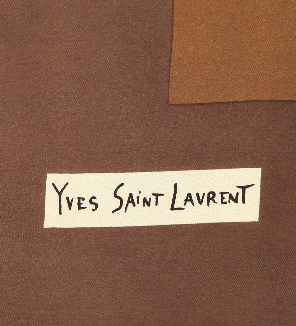Шелковый шарф Yves Saint Laurent