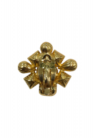 Винтажные клипсы Yves Saint Laurent с кристаллами