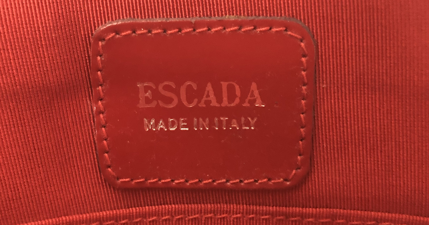 Атласная сумка Escada