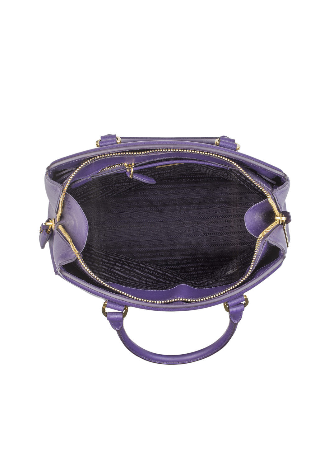 Фиолетовая сумка Prada Parabole Tote