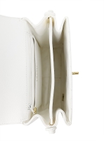 Белая стеганая сумка Chanel