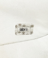 Белая стеганая сумка Chanel