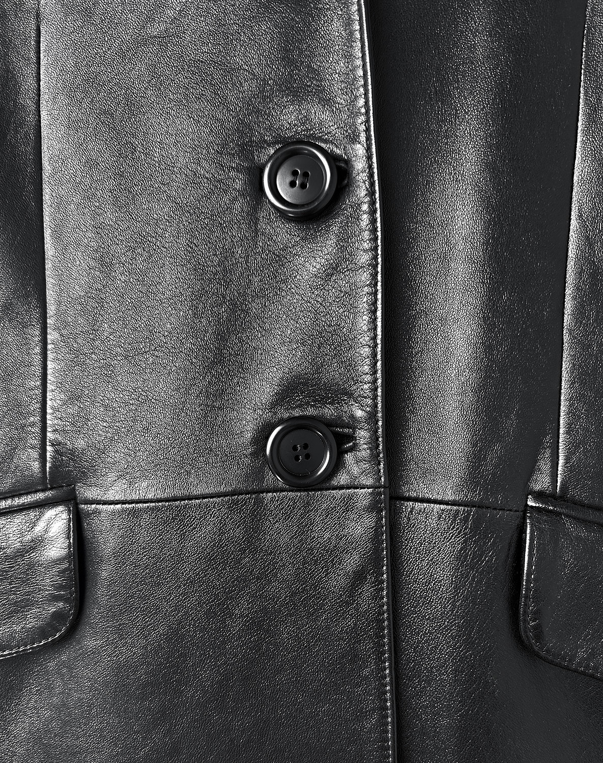 Кожаное пальто Prada