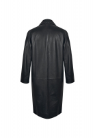 Кожаное пальто Prada