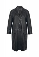 Кожаное пальто Prada