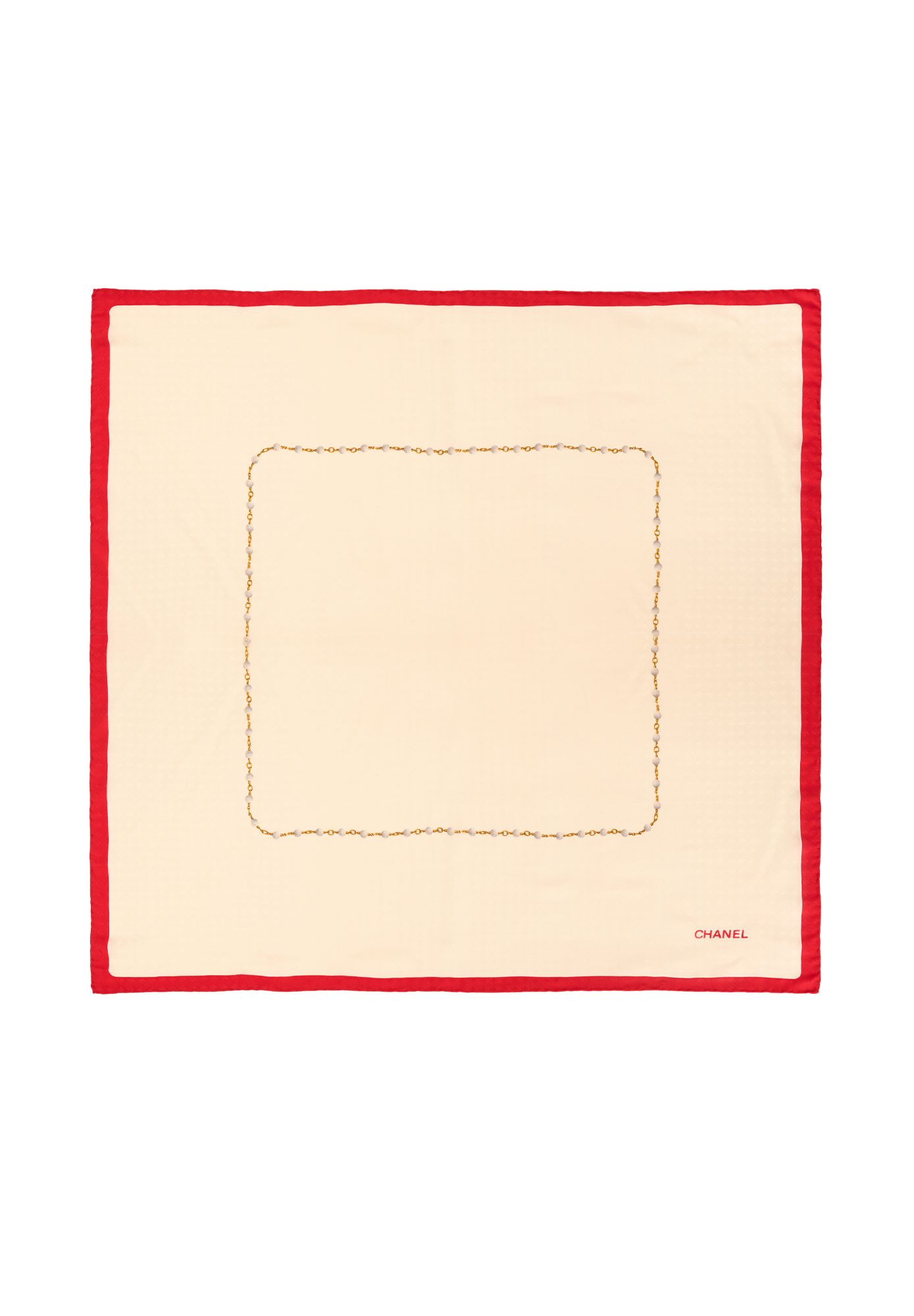 Шелковый платок Chanel 
