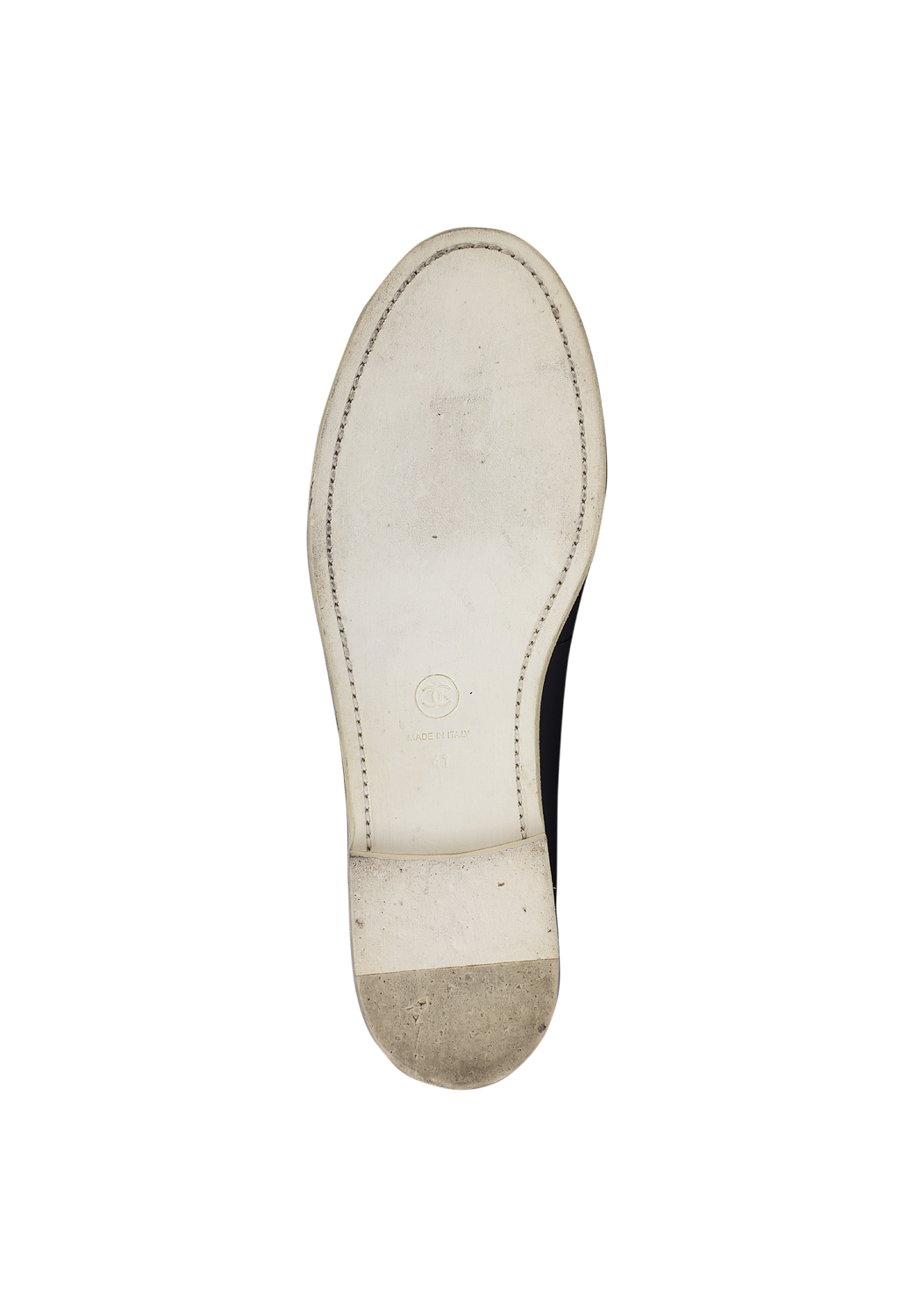 Темно-синие лоферы Chanel