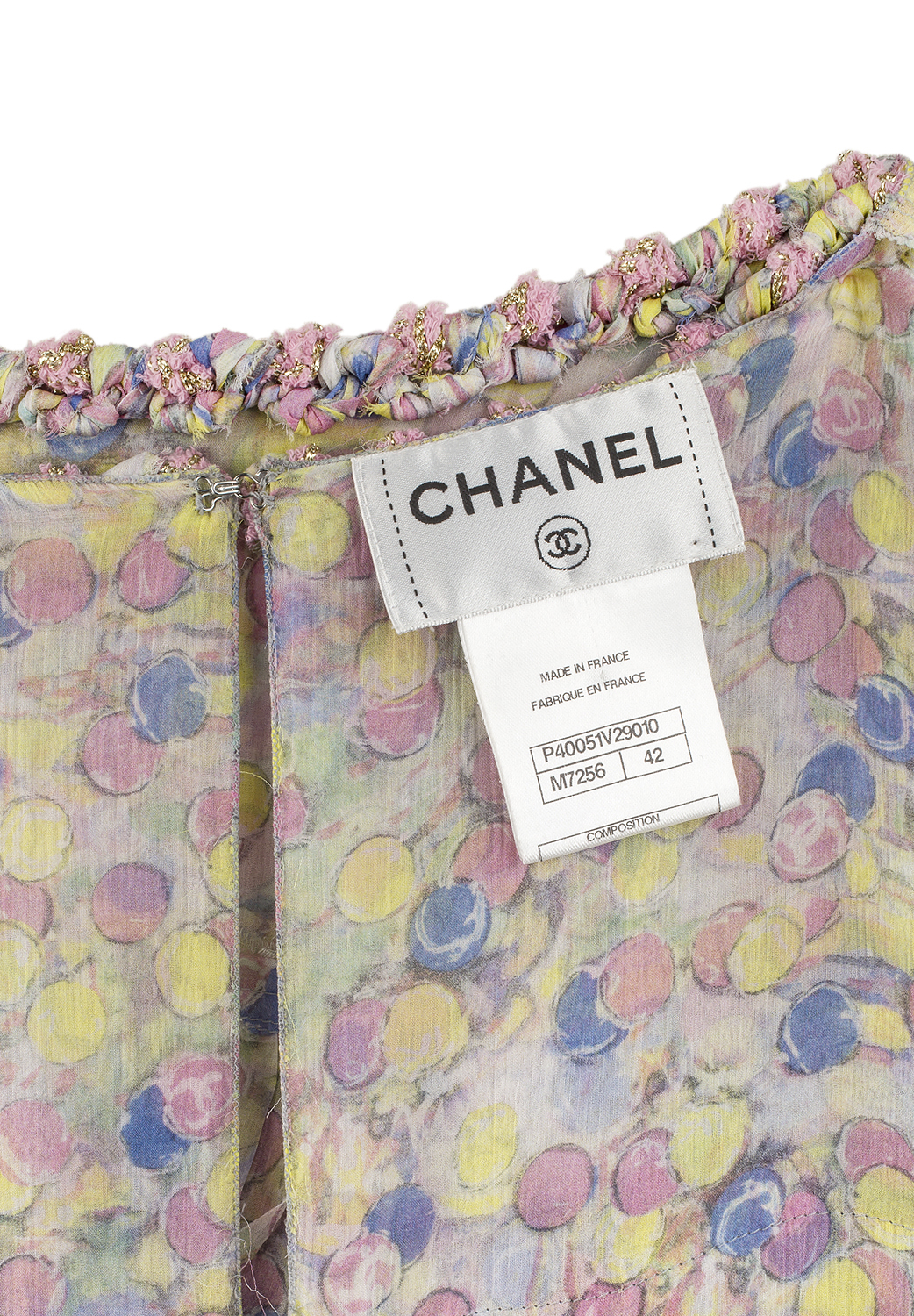 Шелковое платье Chanel