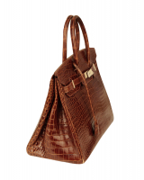 Крокодиловая сумка Hermès Birkin 35 Miel Porosus
