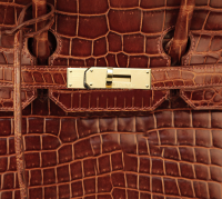 Крокодиловая сумка Hermès Birkin 35 Miel Porosus