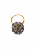 Кольцо с бусинами