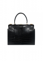 Сумка Hermès Sac Mallette Docteur Noir Porosus