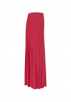 Красная плиссированная юбка Chanel