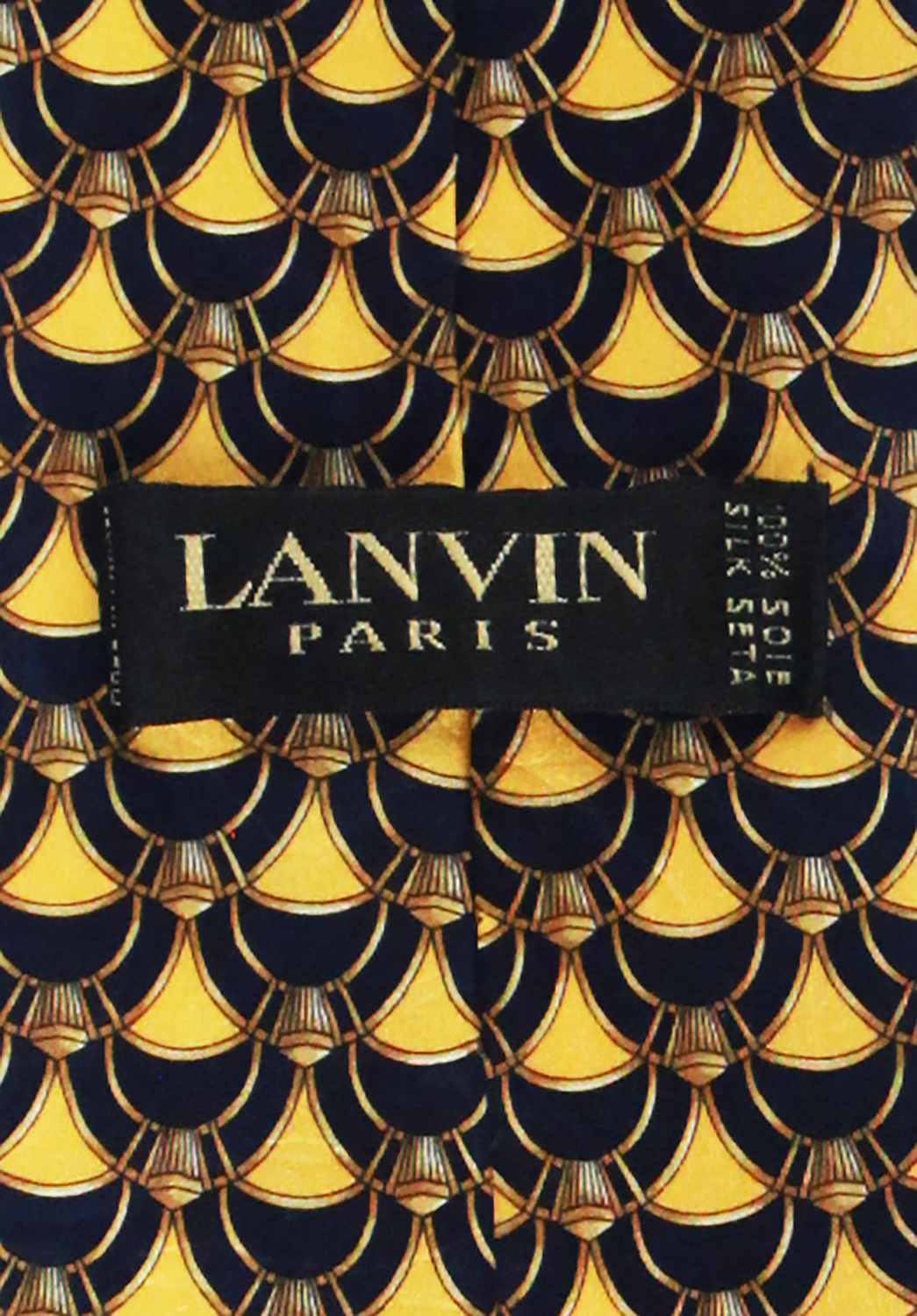 Шелковый галстук Lanvin