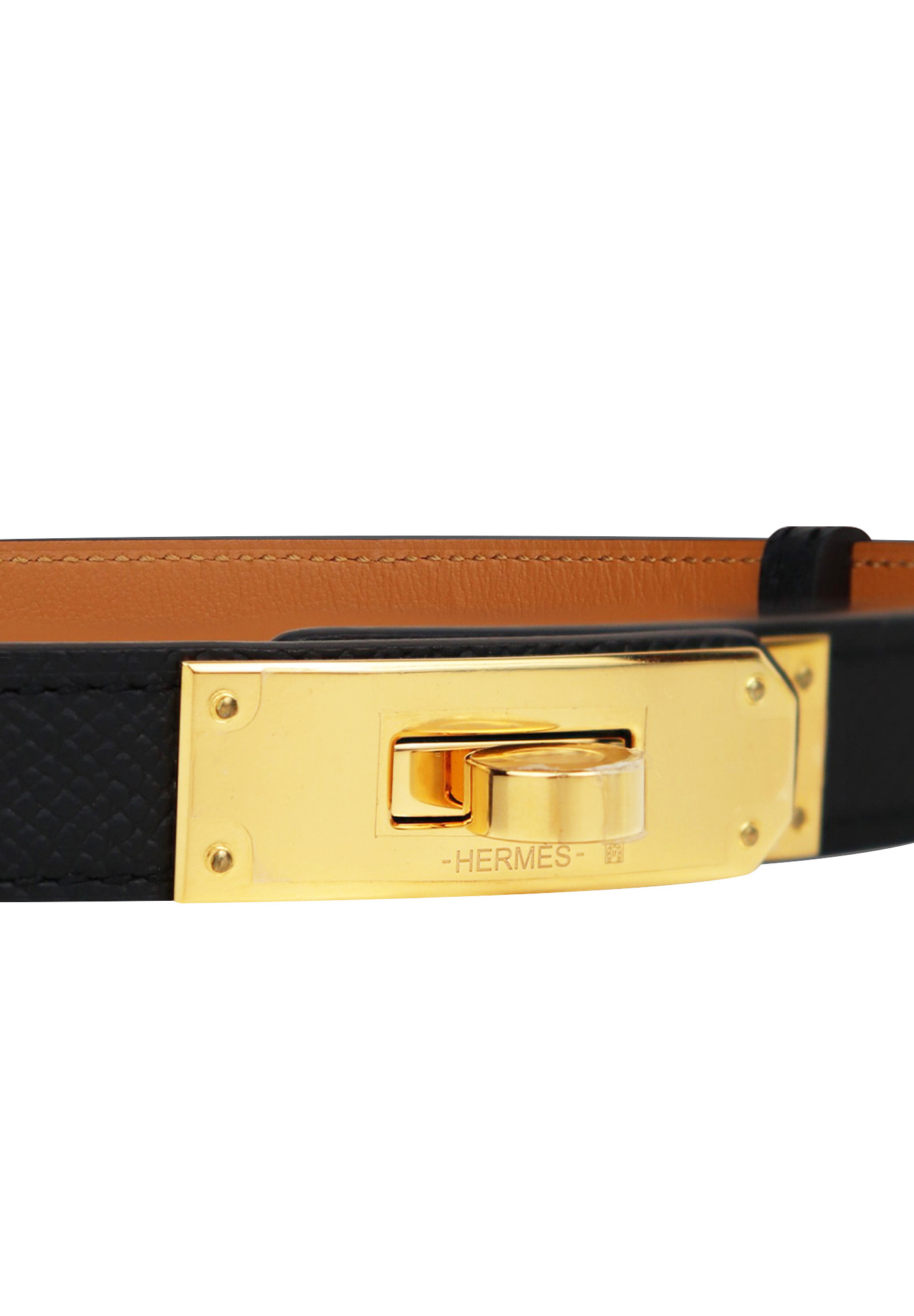 Ремень Hermès Kelly 18 Noir Epsom