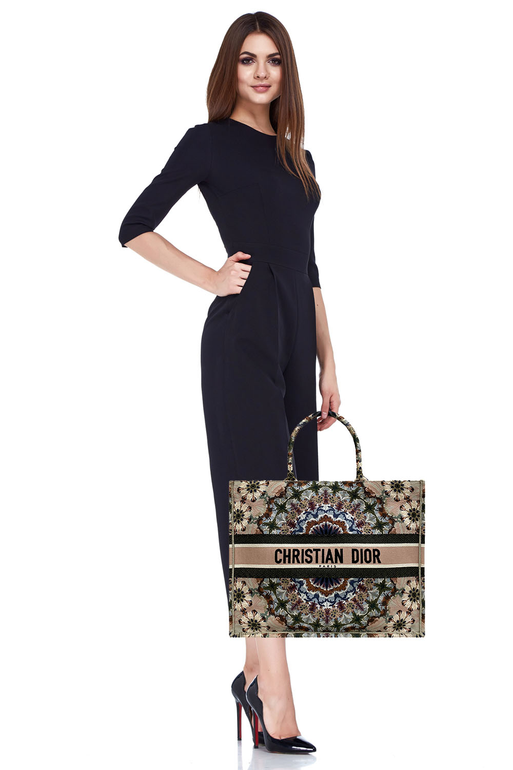 Сумка Christian Dior Book Tote KaleiDiorscopic Canvas