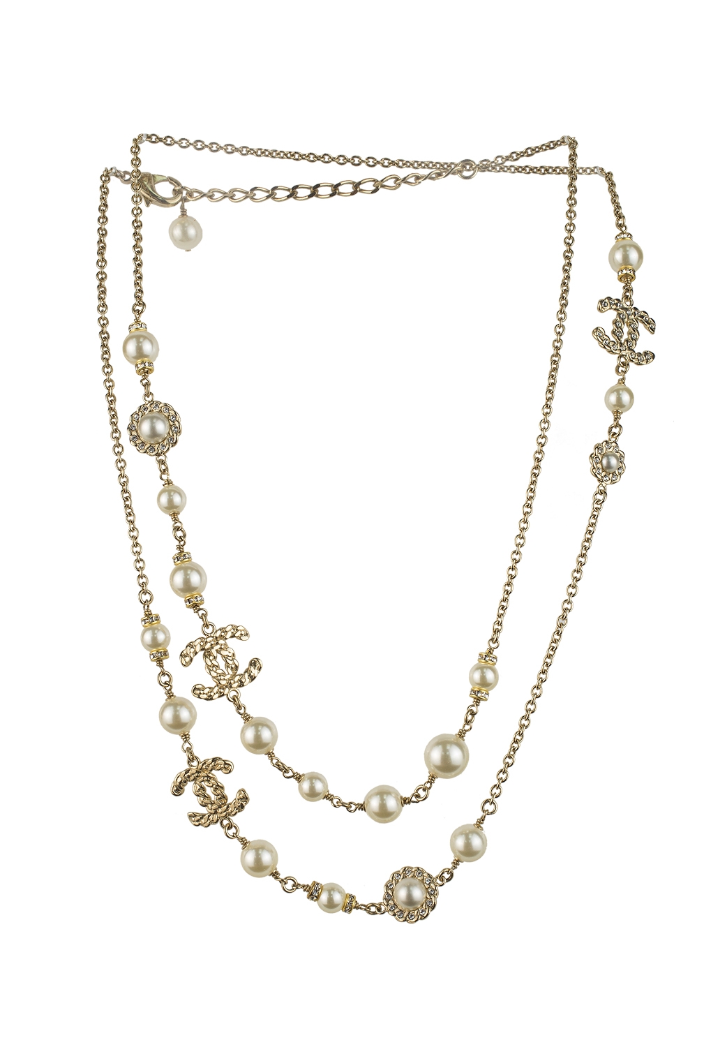 Колье Chanel с жемчужинами