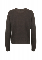 Коричневый свитер Christian Dior с абстрактным узором