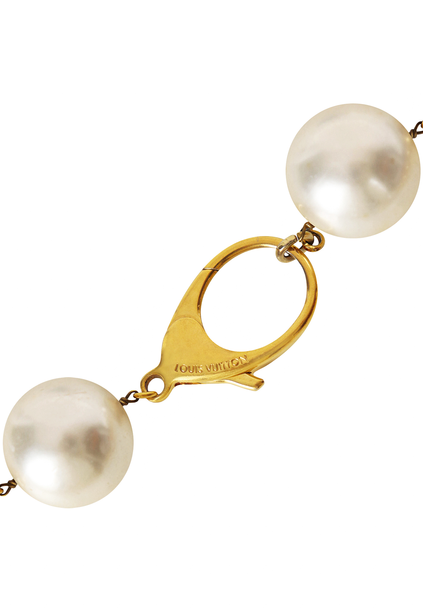 Пояс-цепь Louis Vuitton с жемчугом