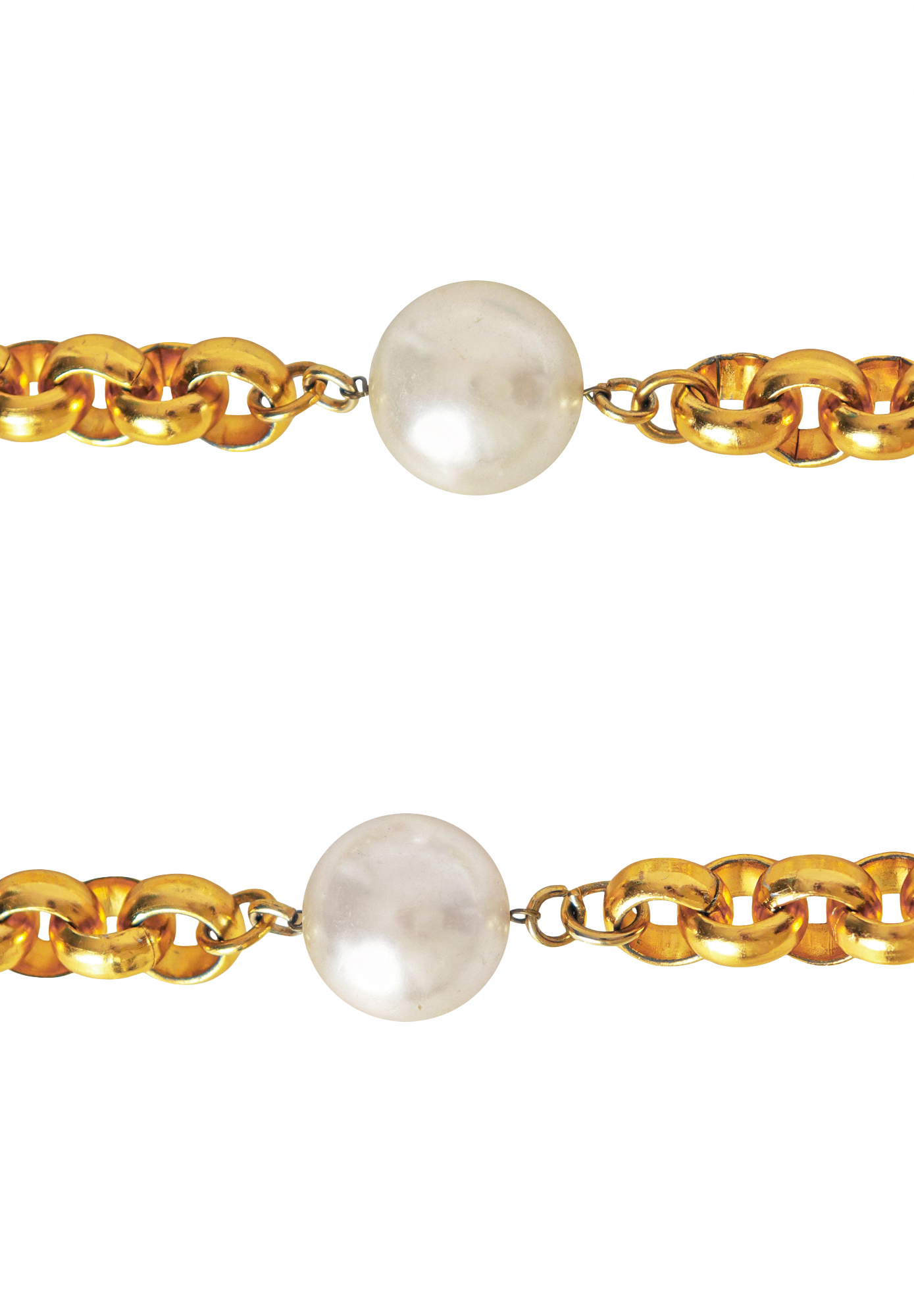 Пояс-цепь Louis Vuitton с жемчугом