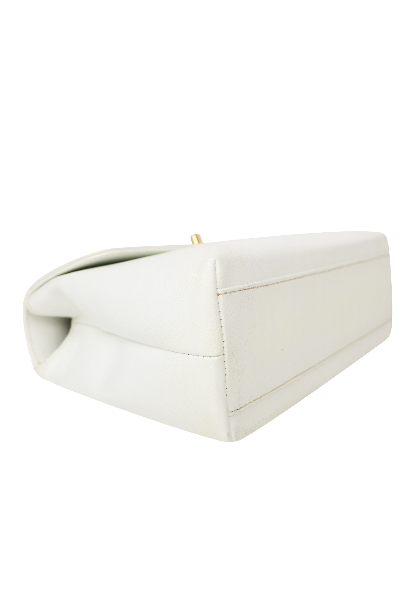 Белая сумка Chanel Kelly Flap