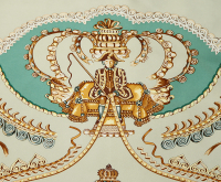 Шелковый платок Hermès Paperoles