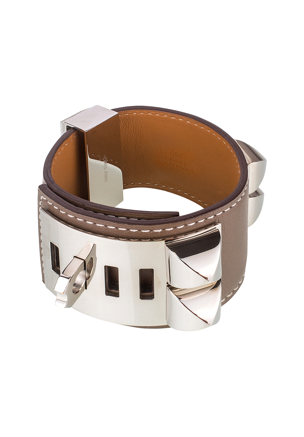 Браслет Hermès Collier de Chien Etoupe Swift