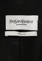 Черный жакет Yves Saint Laurent из шерсти
